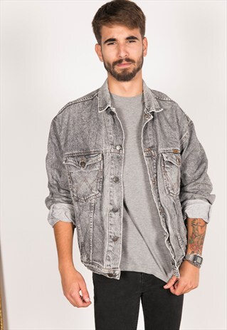VINTAGE 80S WRANGLER DENIM JACKET / R234
