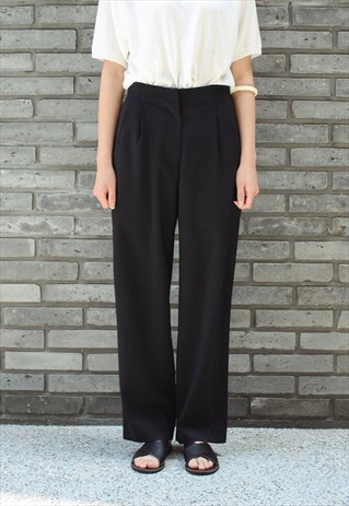 PREMIUM PIN TUCK WIDE LONG SLACKS