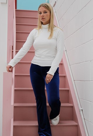 VELVET FLARES - ELECTRIC BLUE