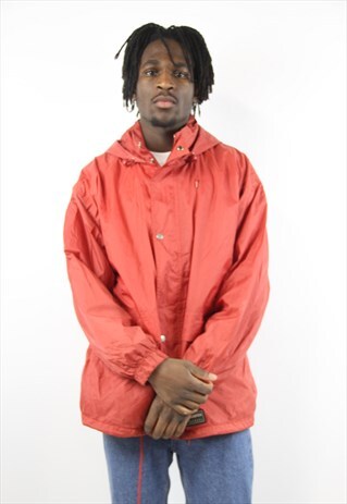 VINTAGE RED SHELL JACKET