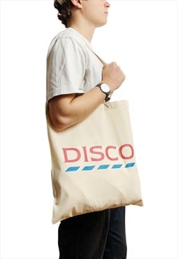Disco Tote Bag Parody Logo of Tesco UK Funny Joke Gift Bag