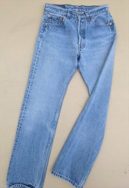 Premium 90's High Rise 501 Blue Levi Jeans