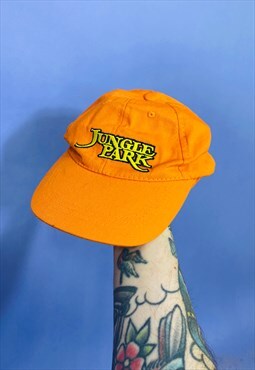 Vintage 90s Jungle Park Ladies Embroidered Hat Cap