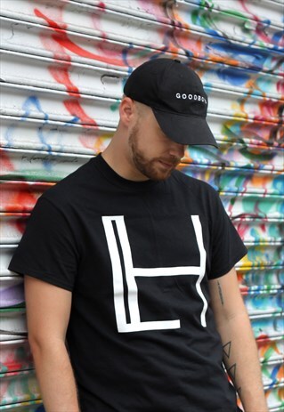 HALLEY BLACK LOGO T-SHIRT