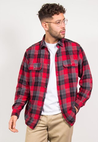 CHECK FLANNEL SHIRT