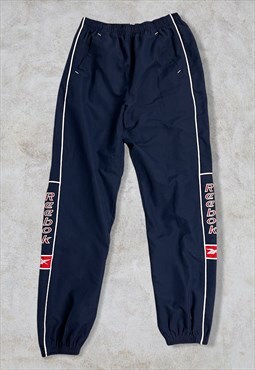 Vintage Reebok Tracksuit Bottoms Spell Out Embroidered Small