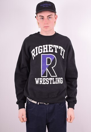 RUSSELL ATHLETIC MENS VINTAGE SWEATSHIRT JUMPER LARGE 90'S