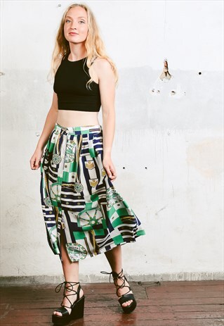 VINTAGE 80S MIDI SKIRT