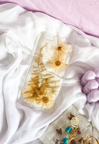 IPHONE 6/6S PLUS REAL FLOWER CASE/ PRESSED FLOWER COVER