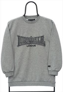 Vintage Lonsdale Grey Spellout Sweatshirt