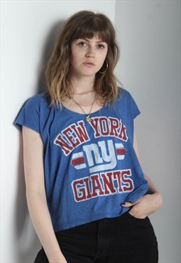 Vintage New York Giants T-Shirt Blue