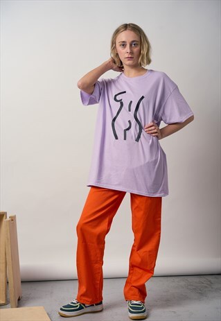 LILAC NUDES SILHOUETTE TEE