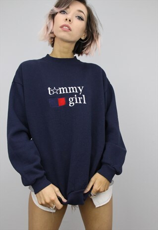 VINTAGE 90S TOMMY GIRL SWEATER SWEATSHIRT