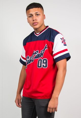 90'S HIP HOP STYLE SPORTS JERSEY USA