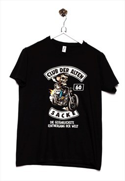 Vintage Sol's T-Shirt Club of old sacks 60 Print Black