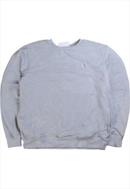 Vintage  Fila Sweatshirt Heavyweight Plain Crewneck Blue