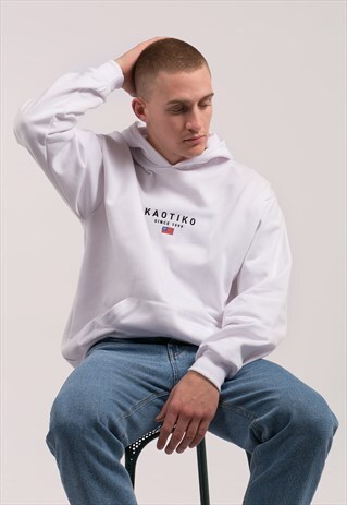 WHITE HOODIE