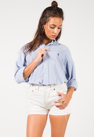 VINTAGE 80S POLO RALPH LAUREN SHIRT / S4271