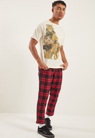 VINTAGE ANIMAL PRINT GRAPHIC T-SHIRT