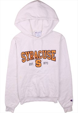 Champion 90's Syracuse Pullover Hoodie XSmall White