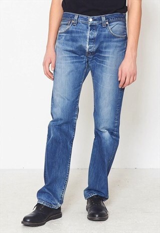 VINTAGE BLUE LEVI'S 501 FIT DENIM JEANS
