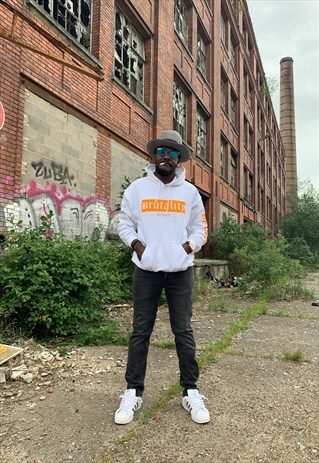 BAAD HOODIE WHITE BRUTALITY 20K20