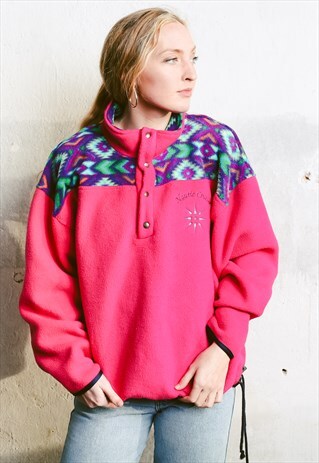 VINTAGE 80S BOLD FLEECE JUMPER