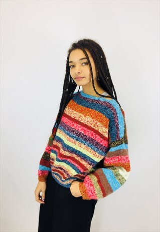VINTAGE CHUNKY KNITTED JUMPER