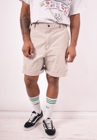 CARHARTT MENS VINTAGE SHORTS W38 GREY 90S