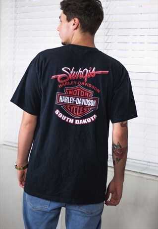 VINTAGE HARLEY DAVIDSON T-SHIRT LOGO 90S XL 10.1