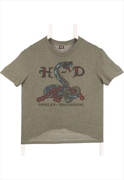 Vintage 90's Harley Davidson Motor Cycle T Shirt Short