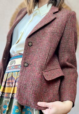 80s vintage Max Mara Weekend multicolor wool blazer