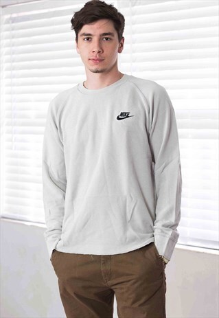 VINTAGE NIKE LONG SLEEVE T-SHIRT LOGO 90S M 12.2