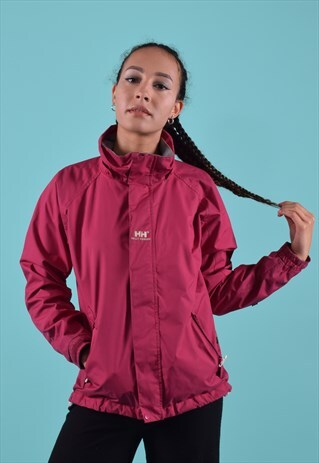DARK RED HELLY HANSEN HELLYTECH WATERPROOF COAT