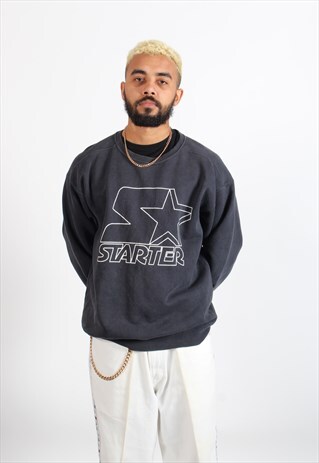 VINTAGE STARTER SWEATSHIRT BLACK
