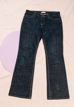 Jaren 80 jaren 90 Unisex Geschilderde Denim Straight Leg High Waist Jeans 31" Women's Medium Vintage Zwart&Wit Levi's Graffiti Jeans Heren Small Kleding Gender-neutrale kleding volwassenen Jeans 