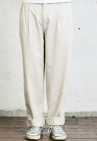 VINTAGE 90S BEIGE TROUSERS