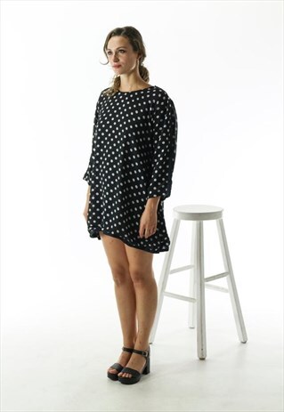 LIGHT OVERSIZED TUNIC / POLKA DOT SHIRT