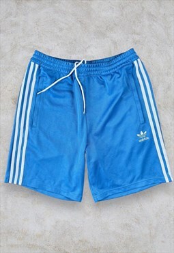 Adidas Originals Blue Shorts Jogger Sweat Striped Men's Medi