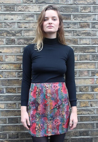 MULTI COLOURED MINI SKIRT