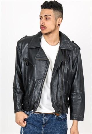 VINTAGE LEATHER JACKET J252