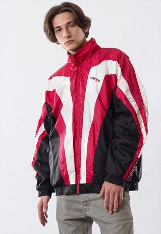 VINTAGE MENS ADIDAS ORIGINALS WINDBREAKER TRACK SUIT JACKET