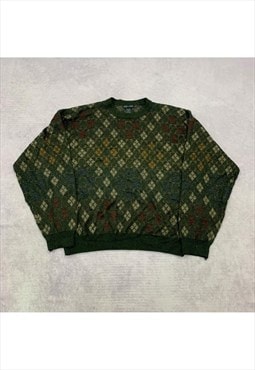 Vintage Knitted Jumper Men's XXL