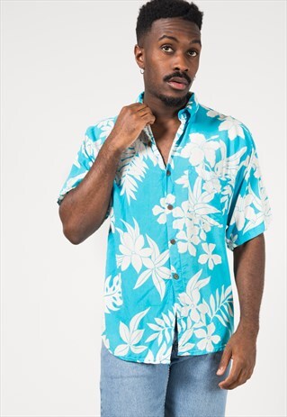 VINTAGE 80S HAWAIIAN SHIRT / S1720