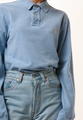 VINTAGE POLO RALPH LAUREN COTTON OLDSCHOOL TOP 14614