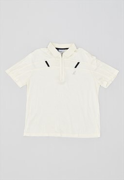 Vintage 90's Australian L'Alpina Polo Shirt Off White