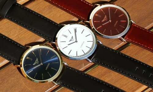 Super Slim Leather Watches
