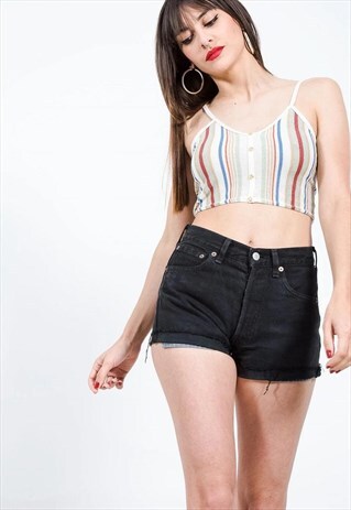 LAST UNITS SALE / VINTAGE 80S LEVI'S 501 DENIM SHORTS / 0203
