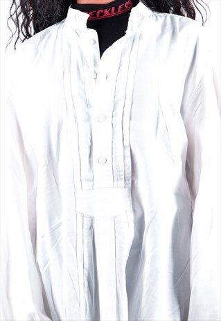 VINTAGE 1/2 BUTTONED SHIRT S1176