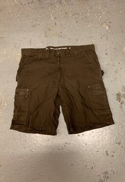 Utility Cargo Shorts in Brown